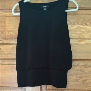 Alfani Black Boxy Sleeveless Tank Top